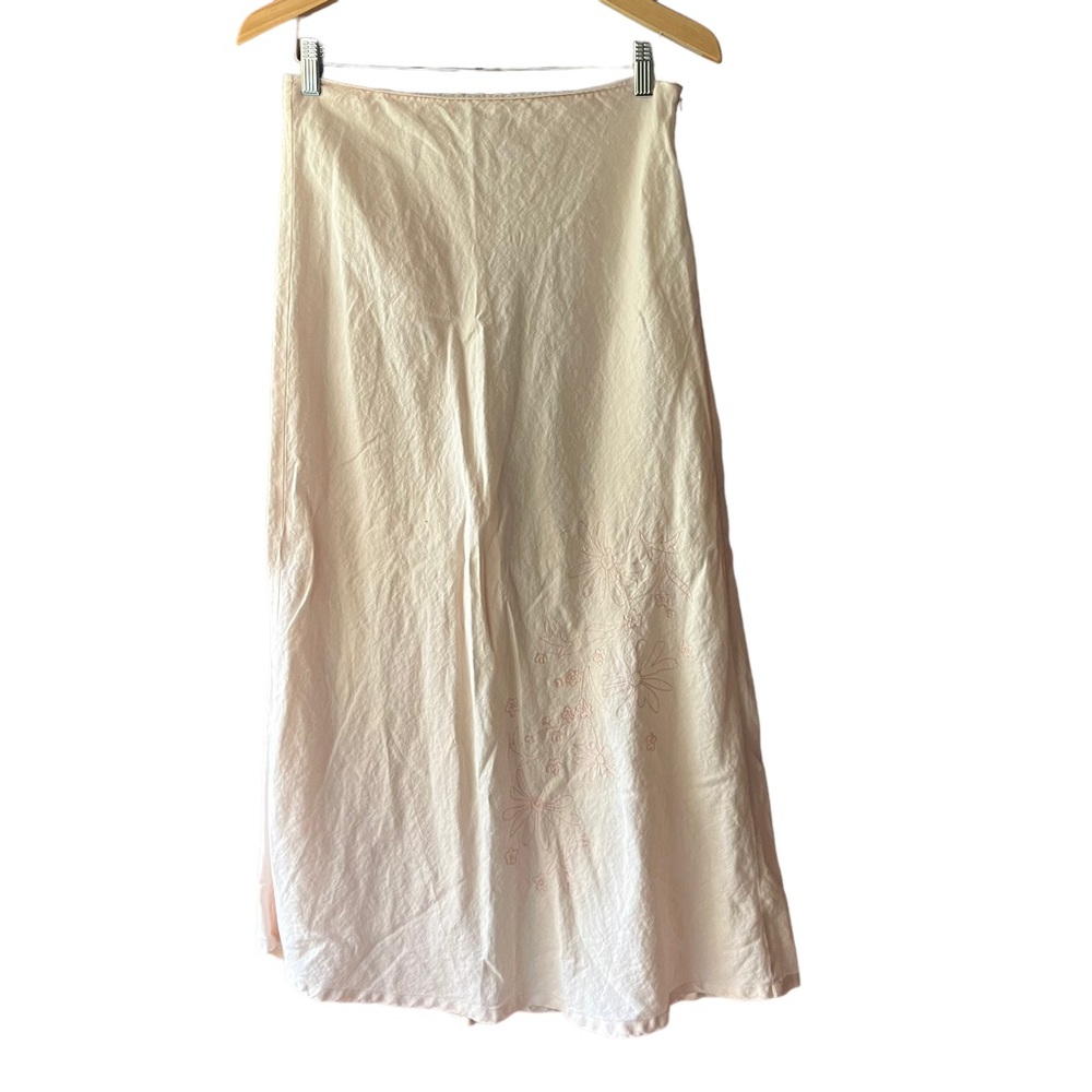 Merona Long Linen Skirt Size 10